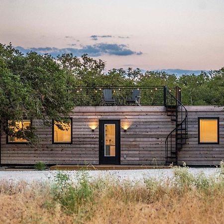 New! The Texas Longhorn-Luxury Container Home Fredericksburg Dış mekan fotoğraf